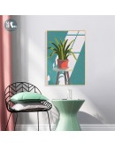 Nordic Decortive Canvas Painting sunshine plant abstract Prints Art Posters Prints Landscape Art Wall Picture Living Room