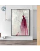 Nordic hand-painted Girls wall art Canvas Painting Prints Abstract Figure Posters for Living Room Morden contracted Home Decor