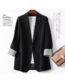  Spring Autumn Casual Blazers Women Long Sleeve Suits Jackets Coats Female Formal Office Blazer Coat Plus Size Femme Veste