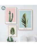 Nordic Decoration Green plant cactus wall art Canvas posters Painting Prints Picture for Living Room Morden art Home Decor