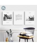 Nordic Black and White animals Horse Elk wall art Canvas posters Painting Prints wall Pictures for Living Room Morden Home Decor