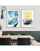 Nordic Decoration sea Lanscape Wall Art Canvas Poster and Print Canvas Painting Decorative Picture for Living Room Home Decor