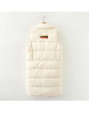  Bodywarm Women Puffer Vest Autumn Winter Sleeveless Jacket Coat Cotton Padded Waistcoat Long Vest Parka Chaleco Mujer