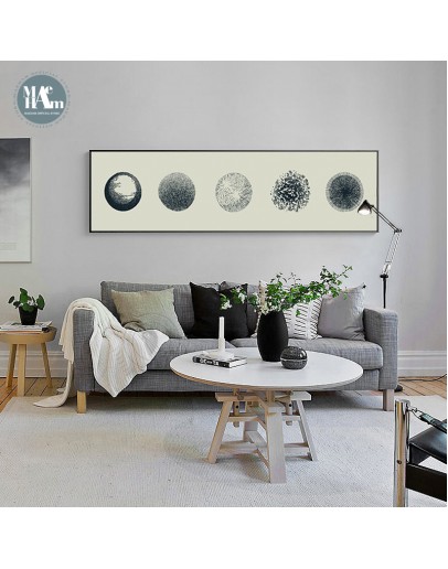 Nordic Abstract black and white art wall art Canvas Painting Prints long wall pictures for Living Room bedroom Morden Home Decor