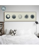 Nordic Abstract black and white art wall art Canvas Painting Prints long wall pictures for Living Room bedroom Morden Home Decor