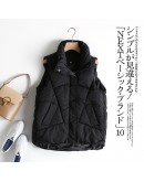 Fall Winter Women's Vest Windbreaker Lightweight Body Warmer Waistcoat Female Cotton Bubble Sleeveless Jacket Coat Loose